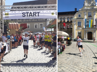 Kulmbach Altstadtfest Firmenlauf Staffellauf Bild Läufer