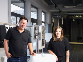 Ausbildungsbeauftragte Helmut Lauterbach und Viktoria Weingardt