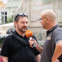 Kulmbach Altstadtfest Firmenlauf 2023 Radio Plassenburg Interview mit Michael Landgraf CHRO